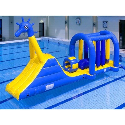 Giraffe Pool Obstacle Aqua Run