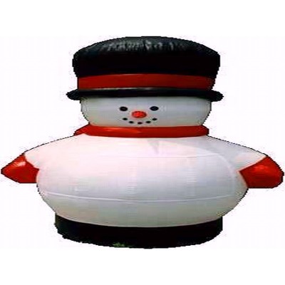 Inflatable Snowman Family