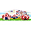 Large Adults Cars Bouncy Castles Banner