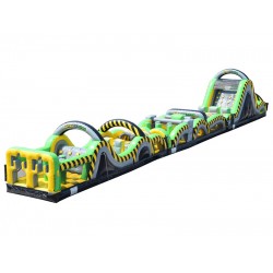 95ft Toxic Rush Inflatable Obstacle Course 95ft Toxic Rush Inflatable Obstacle Course