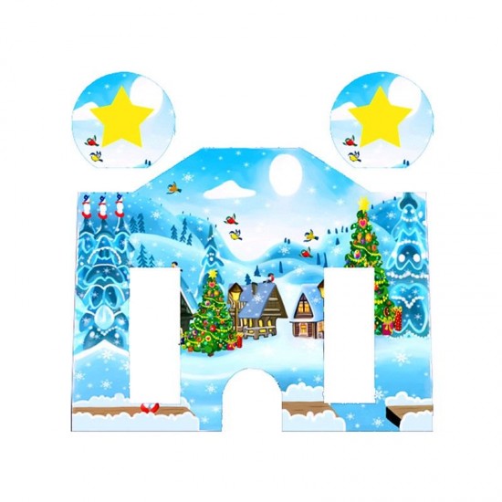 Blow Up Snow Christmas Banner Blow Up Snow Christmas Banner