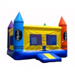 Deluxe Crayon Bounce House
