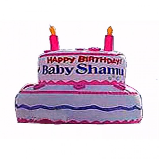 Gemmy Airblown Inflatable Happy Birthday Cake Gemmy Airblown Inflatable Happy Birthday Cake