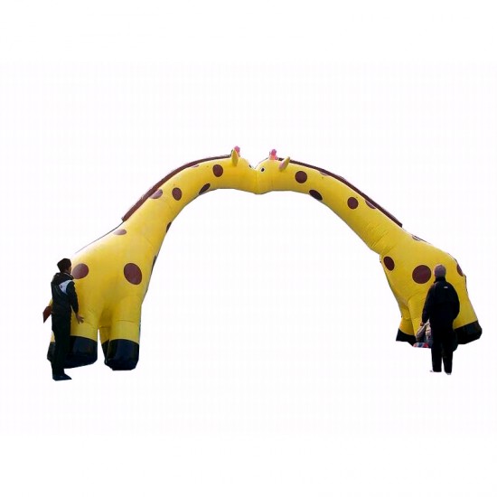 Giraffe Blow Up Arch Giraffe Blow Up Arch