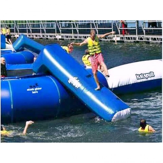 Water Trampoline With Slide Water Trampoline With Slide