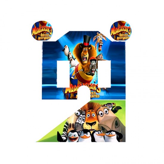 Madagascar Bounce House Banner Madagascar Bounce House Banner