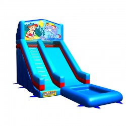 Module Inflatable Water Slide With Pool Module Inflatable Water Slide With Pool