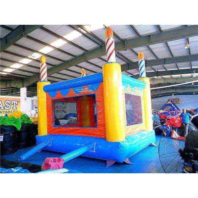 Deluxe Square Cake Blow Up Castle