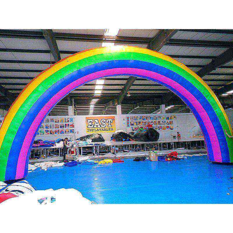 Rainbow Blow Up Arch